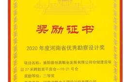 淮阳恒昌粮业27米跨散装平房仓——10-21号仓项目