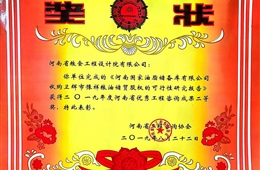 《河南国家油脂储备库有限公司收购卫辉市豫祥粮油储贸股权的可行性研究报告》二0一九年度河南省优秀工程咨询成果奖二等奖